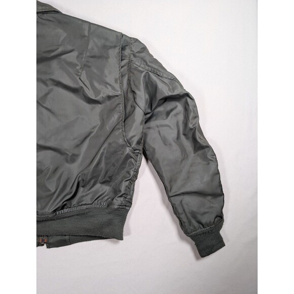 Flyers Jacket L/W CWU-36/P Mens Medium Green Nomex Flight Pilot Alpha Industries - Picture 10 of 13